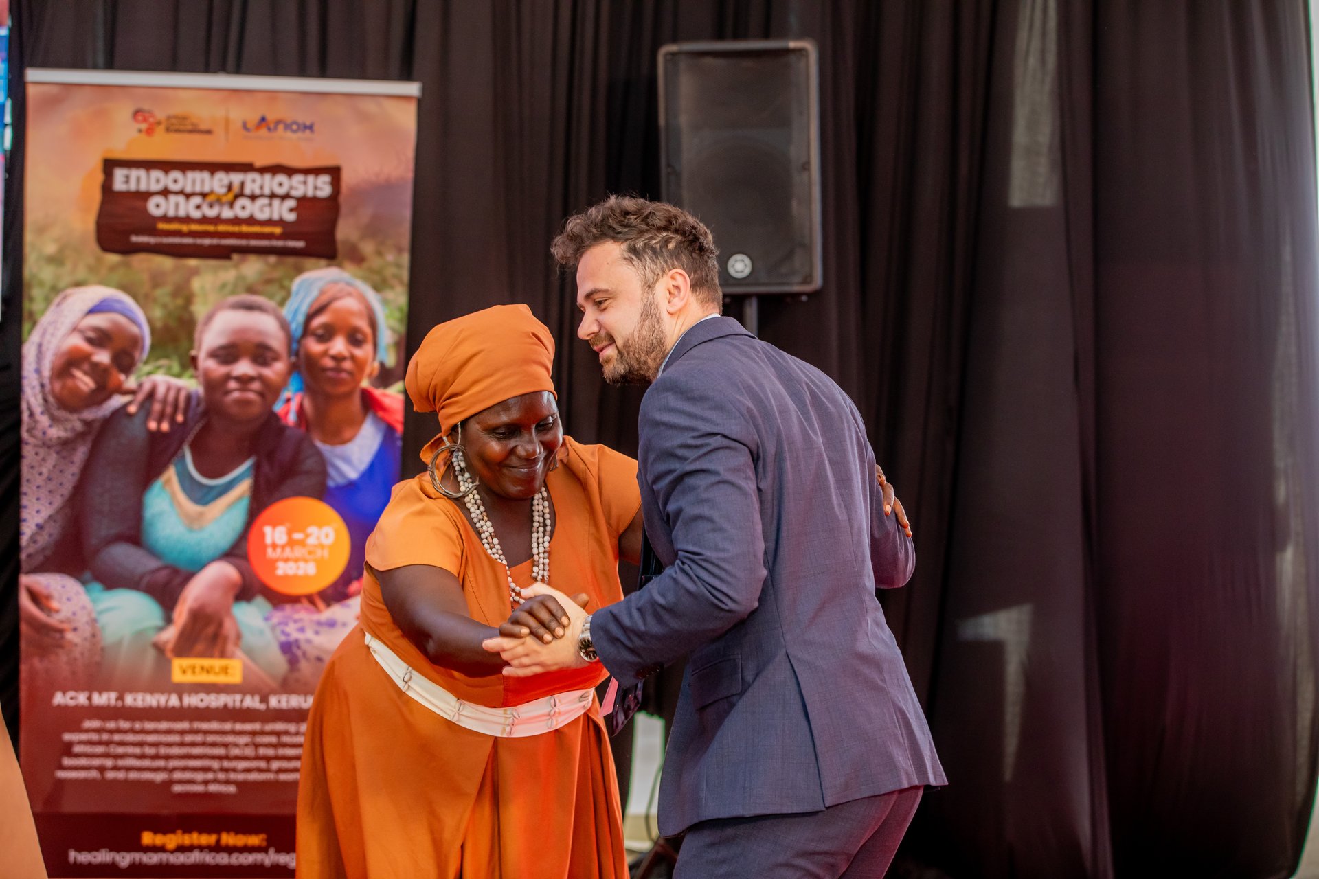 Dr. Alin Constantin la Healing Mama Africa - eveniment de advocacy endometrioza